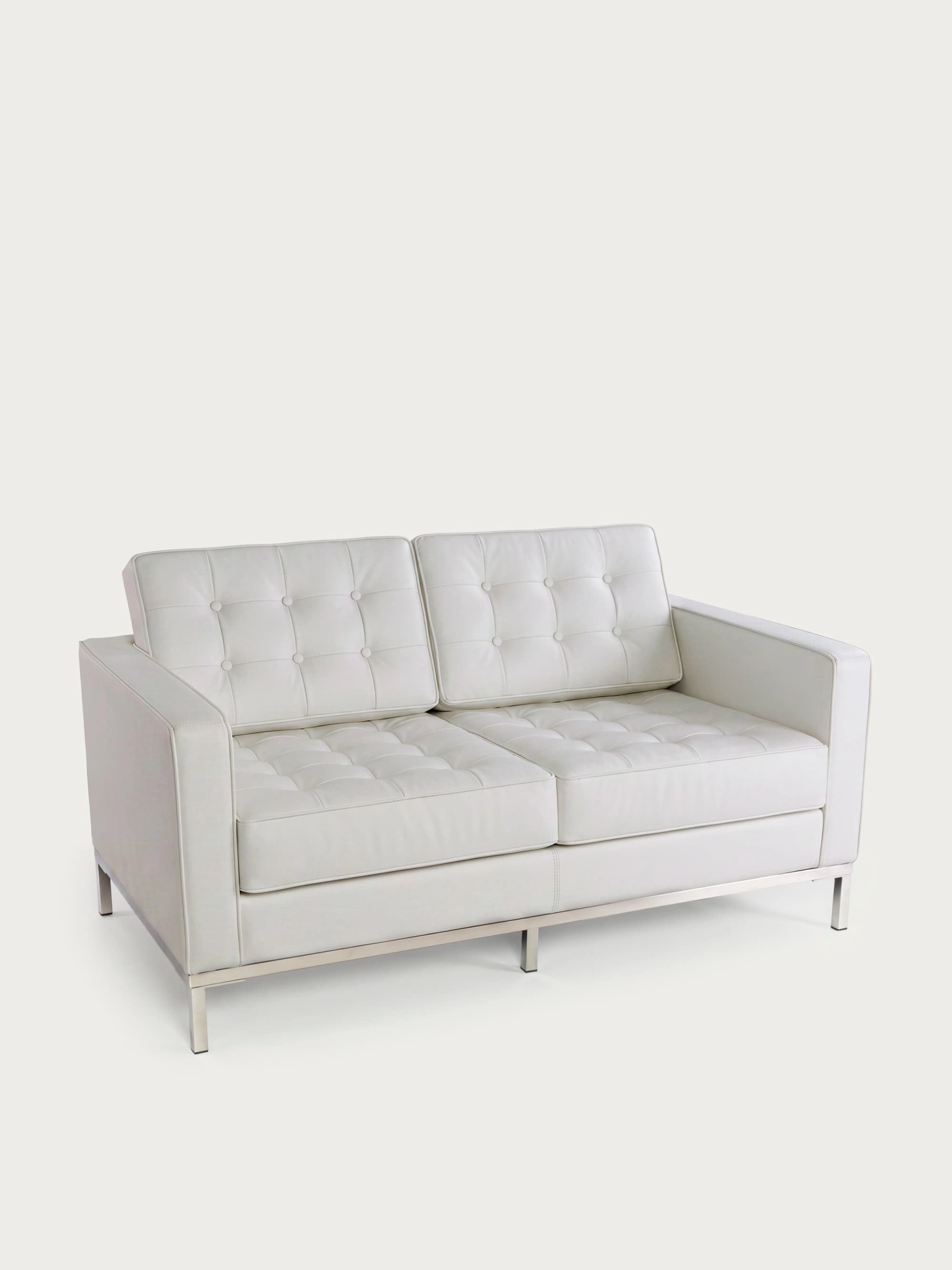 Moderne 2-zitsbank van Italiaans leer - Venice FurnMod - 1
