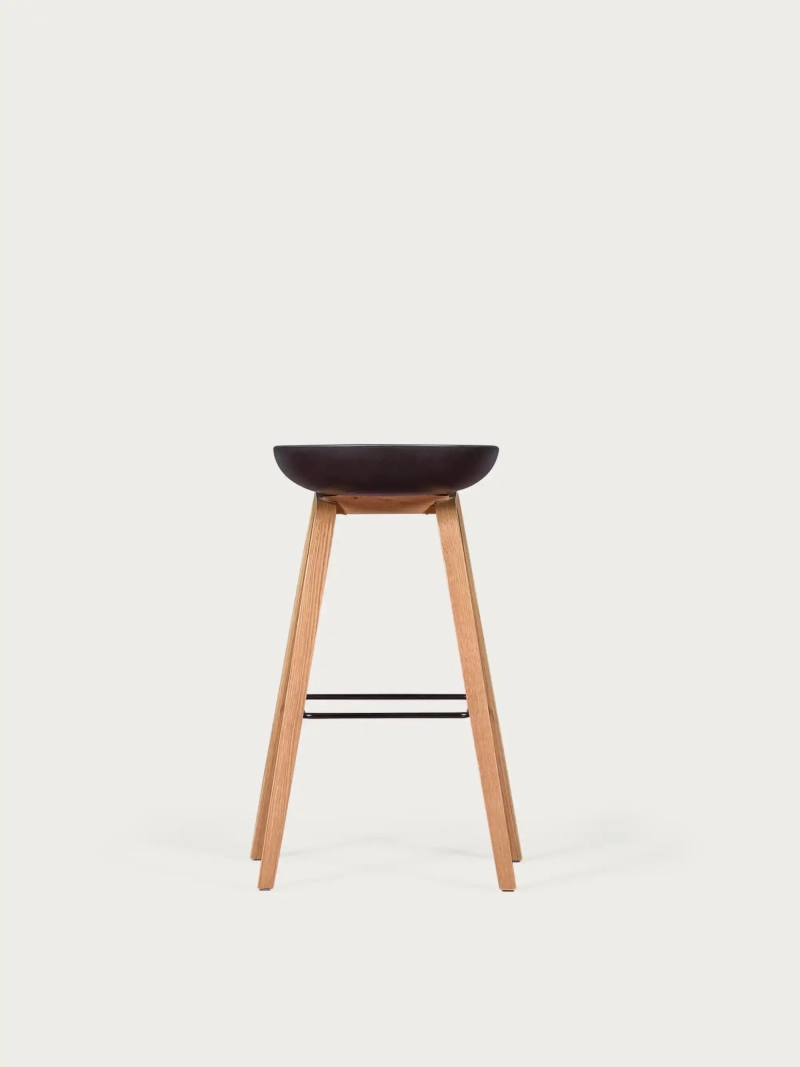 Daxer 75 cm Nordic Taburete de Bar | Estilo y Madera Maciza | FurnMod