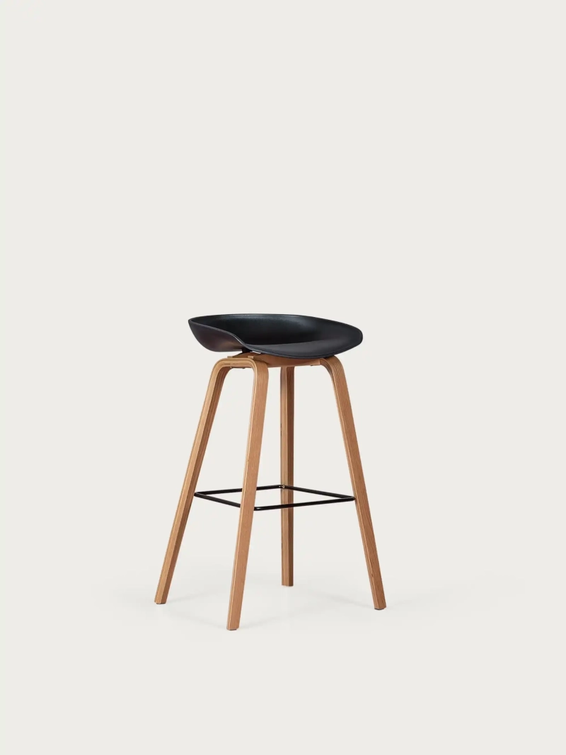 Daxer 75 cm Nordic Sgabello da bar | Stile e legno massiccio | FurnMod