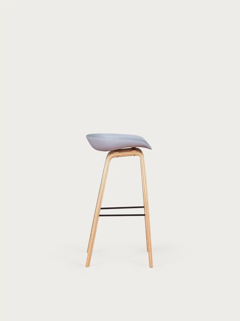 stool Scandinavian with 75 cm wooden legs - Daxer FurnMod - 21