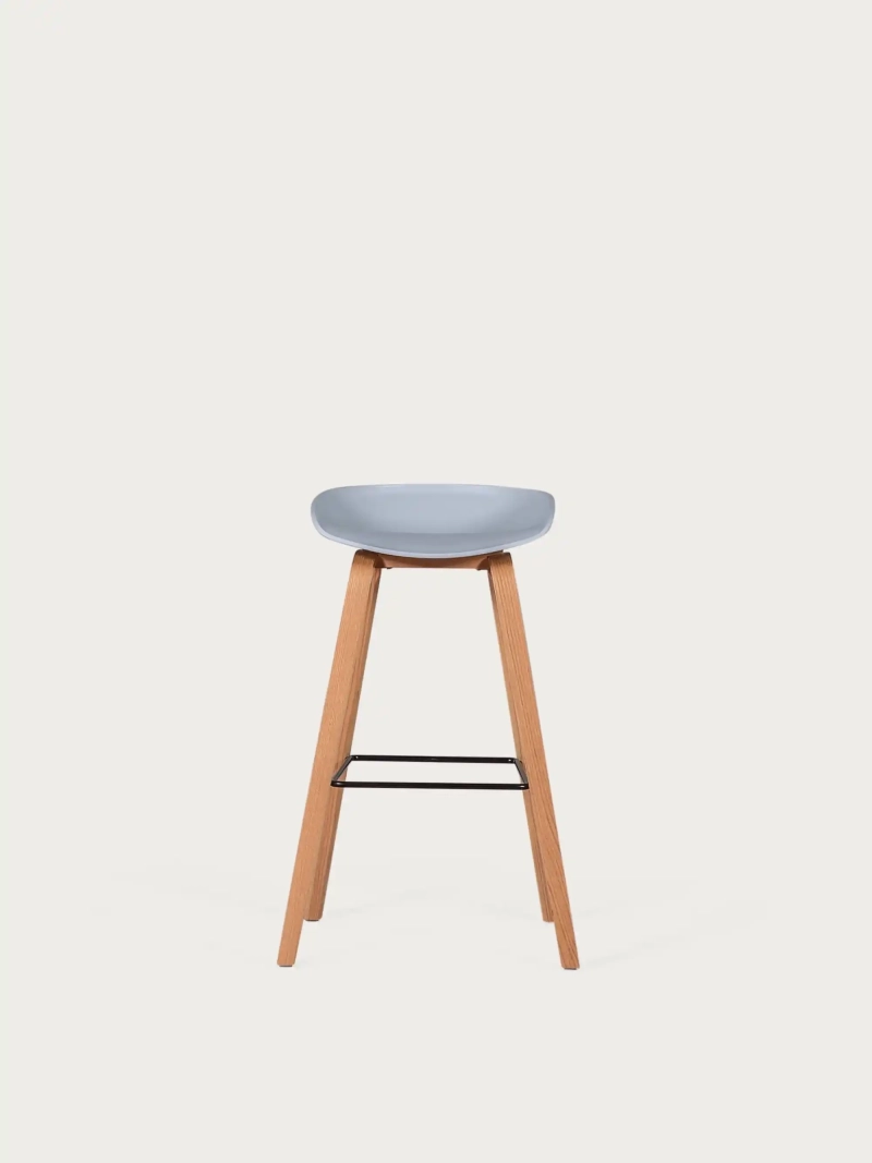 stool Scandinavian with 75 cm wooden legs - Daxer FurnMod - 16