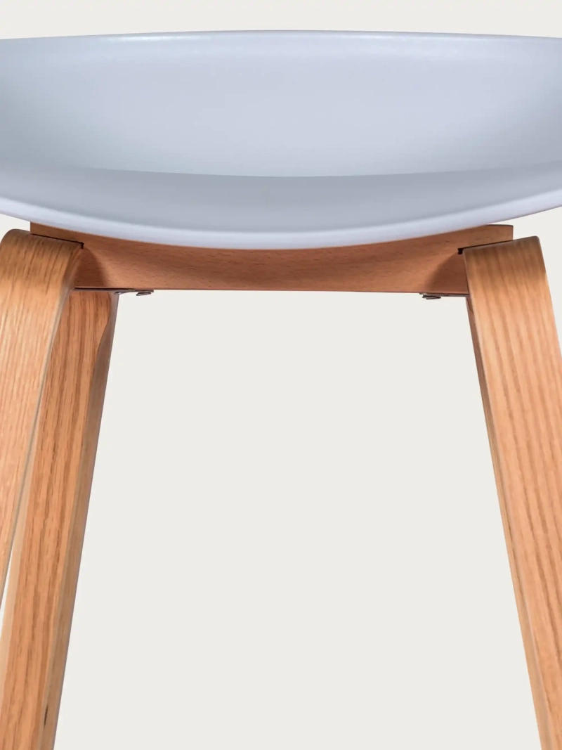 Daxer 75 cm Nordic Bar Stool | Style and Solid Wood | FurnMod