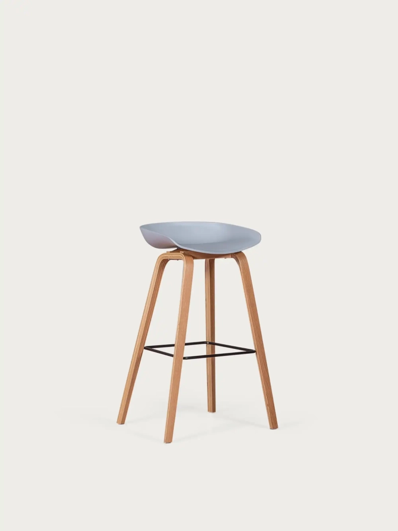 stool Scandinavian with 75 cm wooden legs - Daxer FurnMod - 15