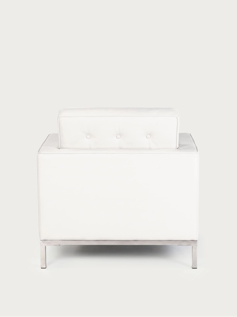 Sofá monoplaza de piel italiana estilo moderno - Venice FurnMod - 1