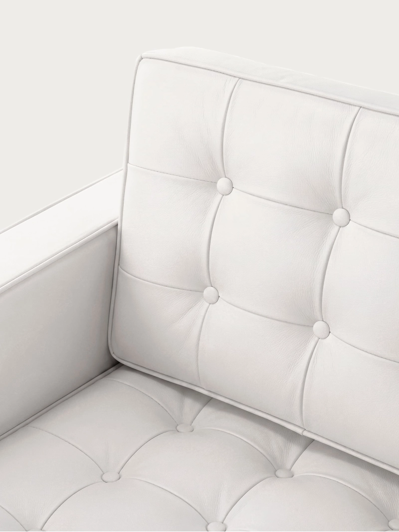 Italian Leather Single-Seater Sofa - Venice FurnMod - 2