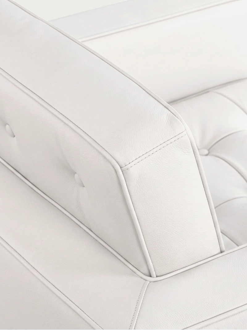 Italian Leather Single-Seater Sofa - Venice FurnMod - 3