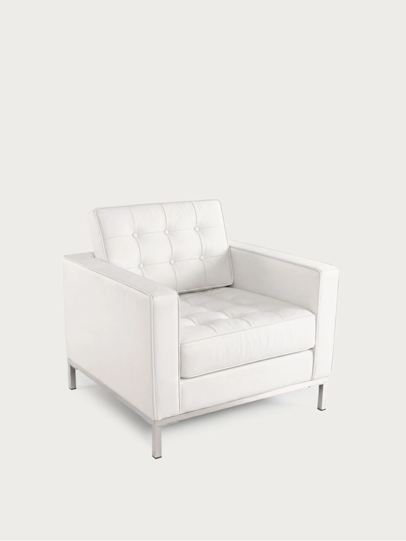 Italian Leather Single-Seater Sofa - Venice FurnMod - 5