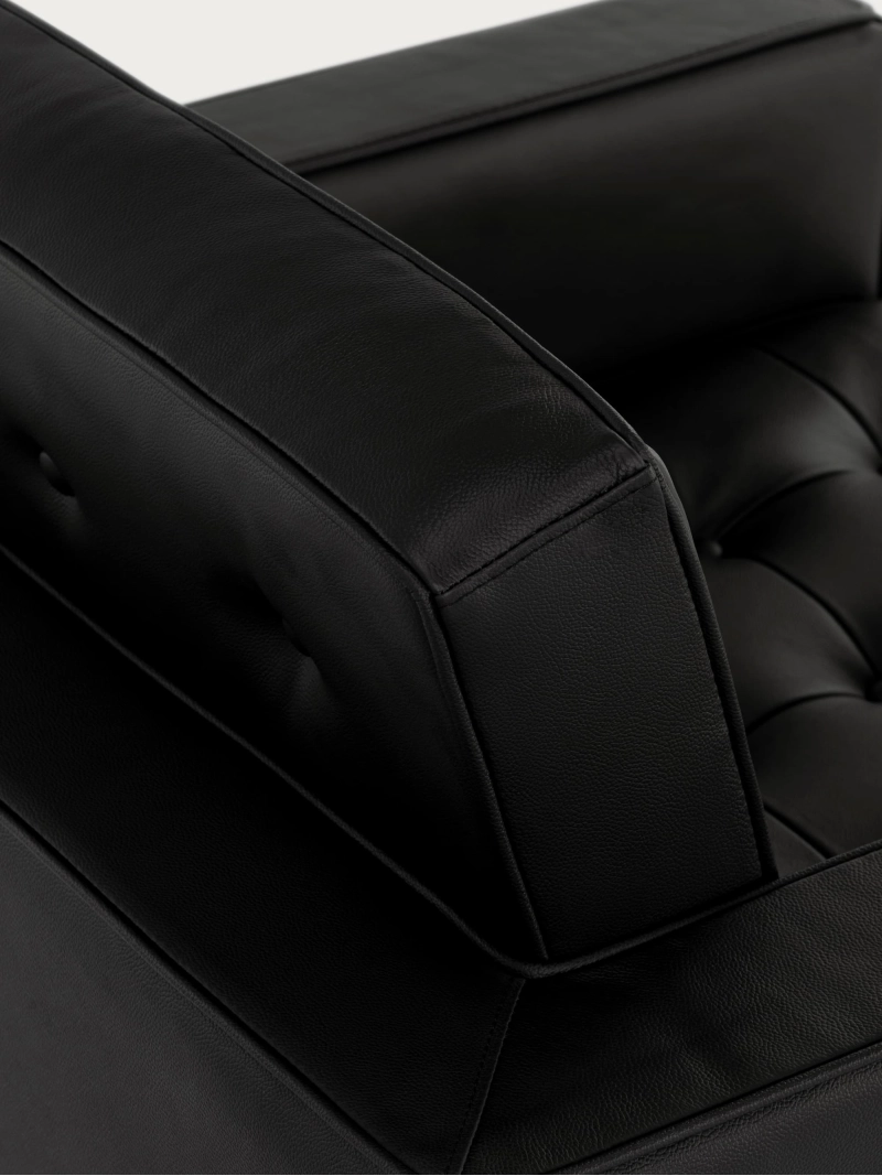 Italian Leather Single-Seater Sofa - Venice FurnMod - 11