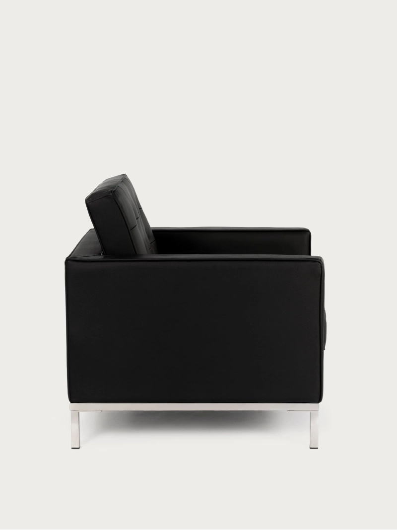 Sofá monoplaza de piel italiana estilo moderno - Venice FurnMod - 9