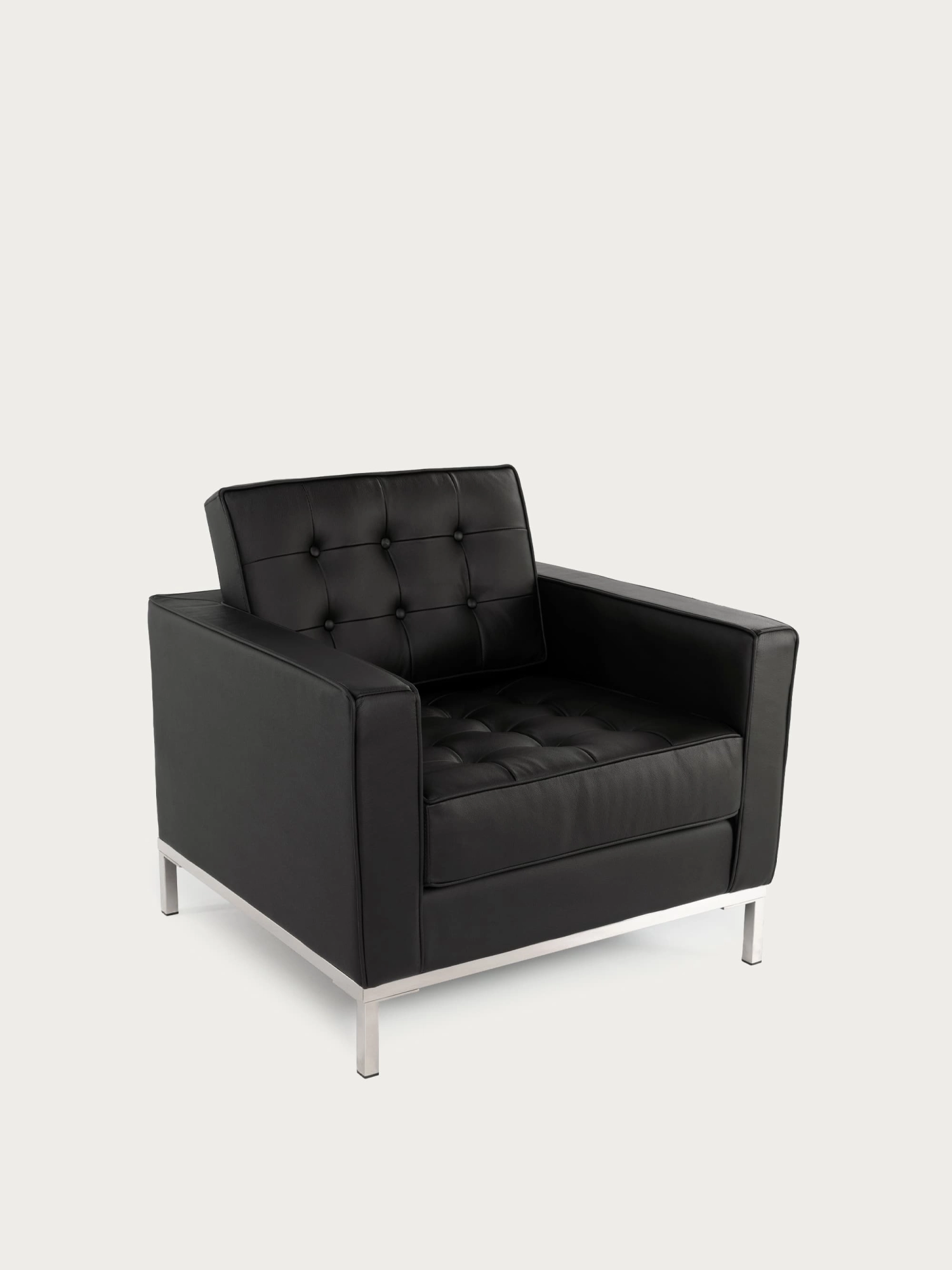 Sofá monoplaza de piel italiana estilo moderno - Venice FurnMod - 11