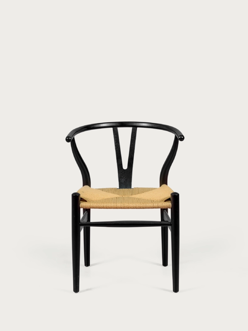 Nordic sedia in legno di faggio colorato e corda ecologica - Wish FurnMod - 1