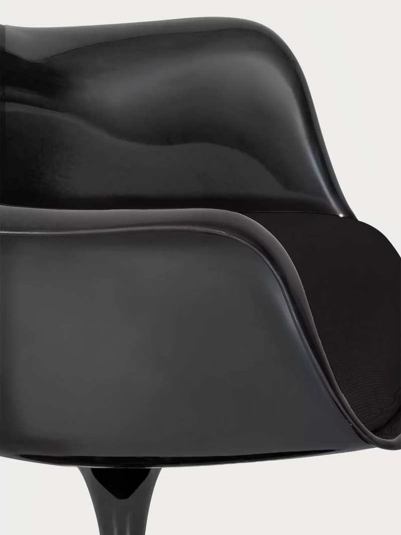 Designer-drejestol med sort stel - Lotus Arms FurnMod - 28