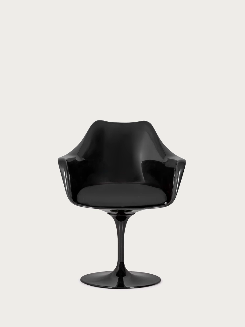 Designer-drejestol med sort stel - Lotus Arms FurnMod - 28