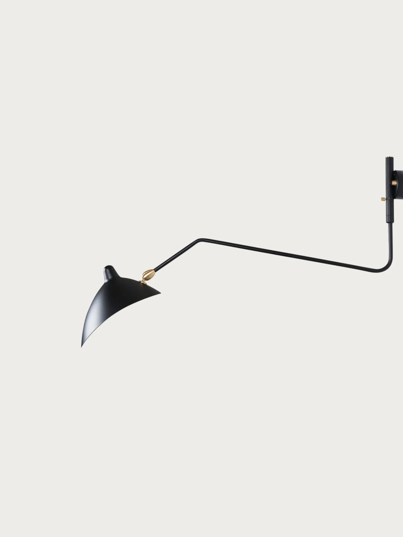 Long-arm steel wall lamp - Moulart FurnMod - 1