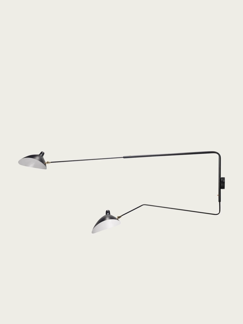 Kétkaros acél fali lámpa - Moulart FurnMod - 1