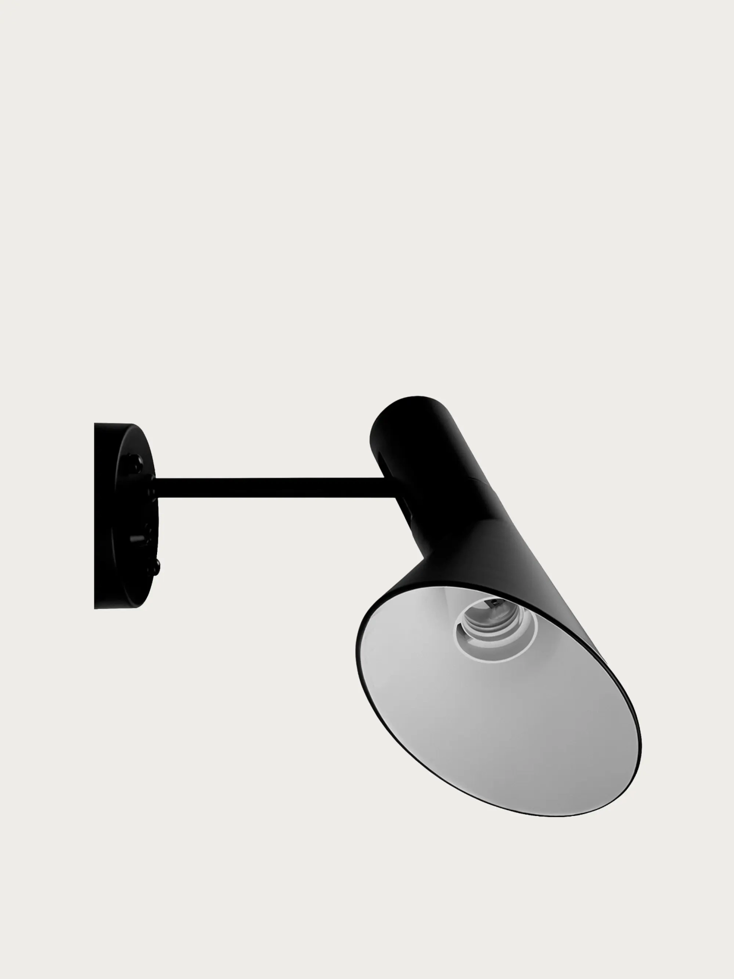 Candeeiro de parede moderno em aço com luz direcionada - Jhon FurnMod - 5