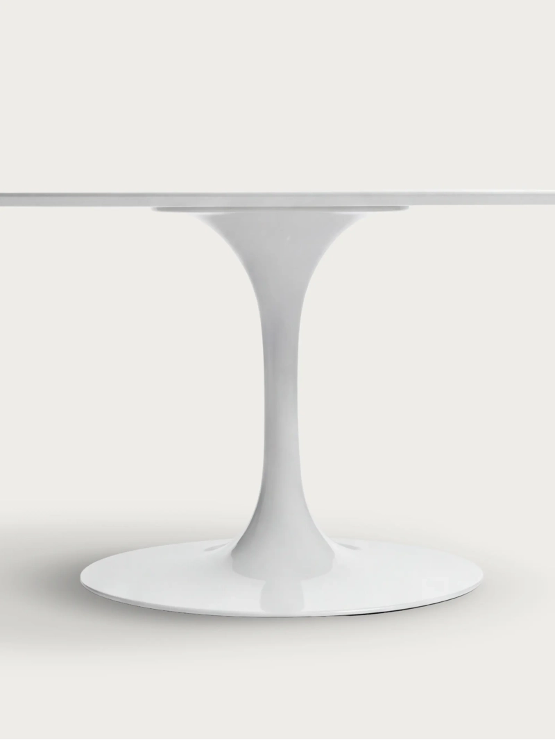 Oval lacquered MDF dining table for 8 people - Lotus FurnMod - 2