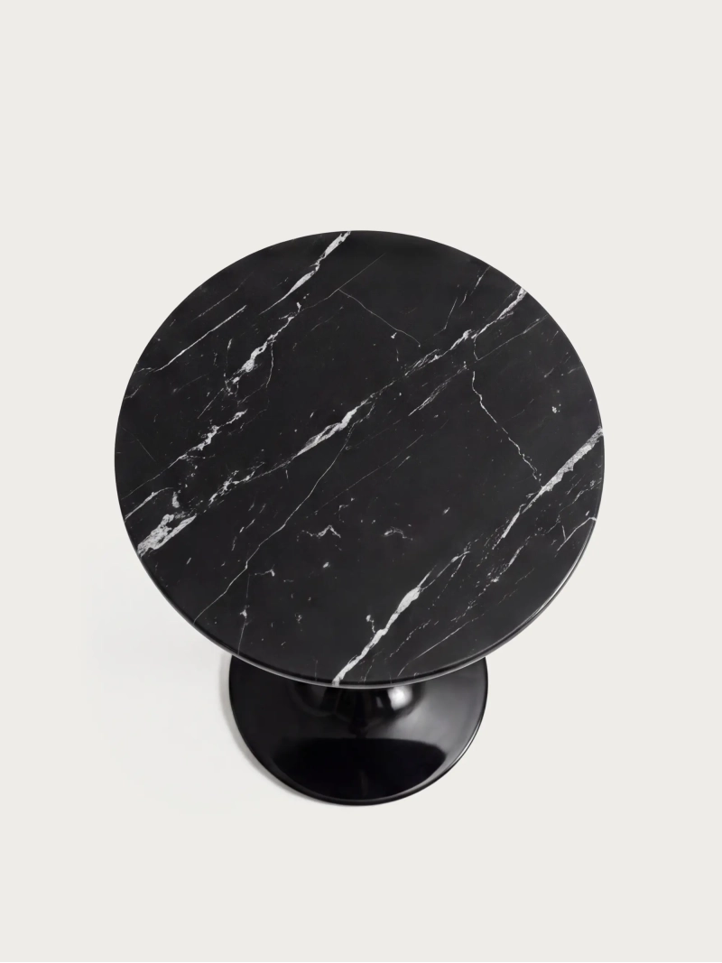 Round Marquina marble side table - Lotus Side NEST DREAM - 3