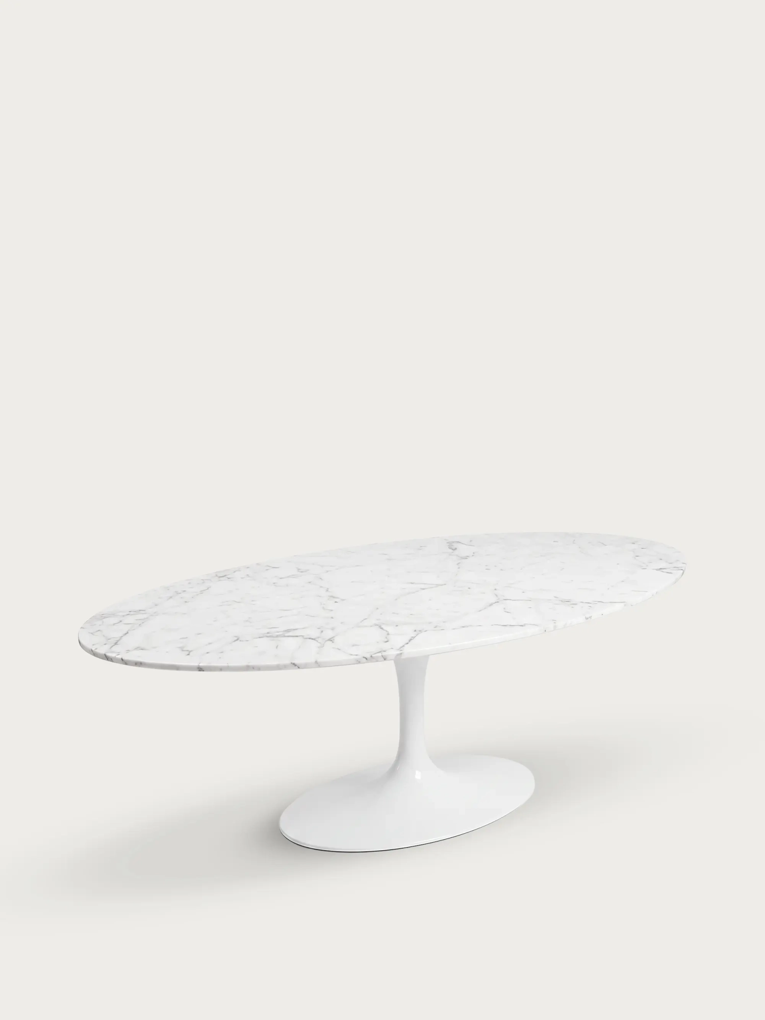 Oválny jedálenský stôl z carrarského mramoru pre 8 osôb - Dining Lotus FurnMod - 4