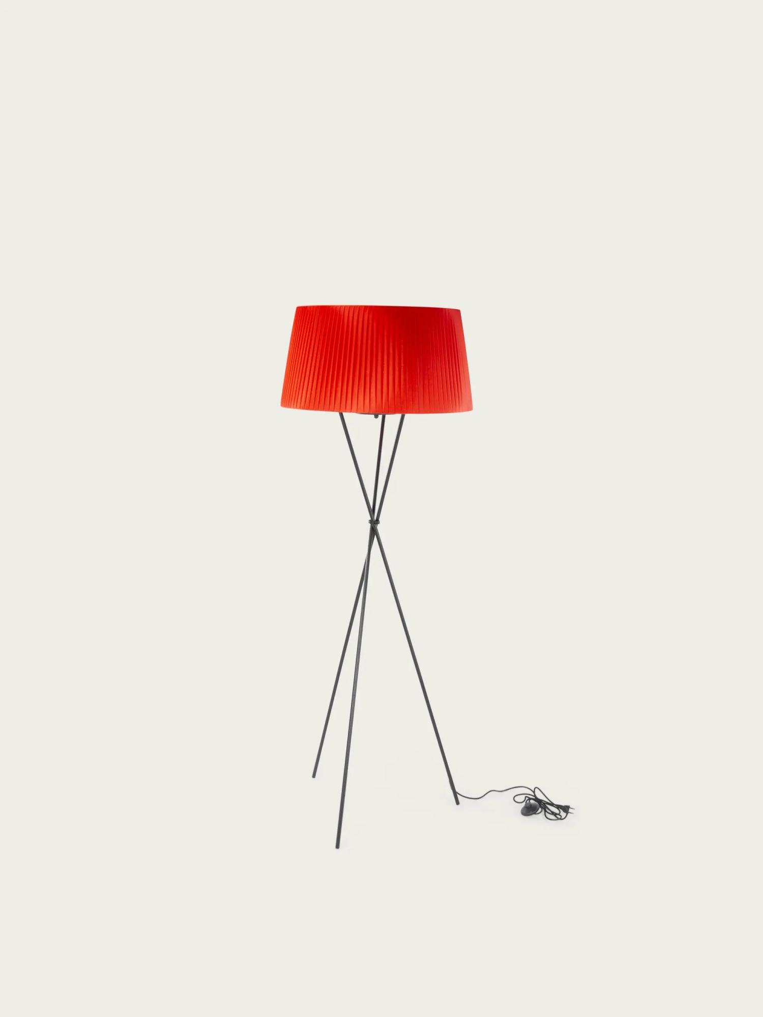 Tripod Floor Lamp with Pleated Shade - Tripode Floor Lamp FurnMod - 6