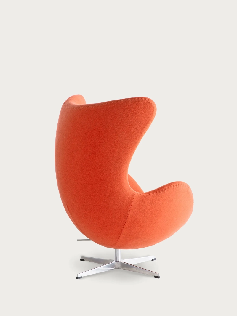 Otočné kašmírové křeslo s vysokým opěradlem - Ovum FurnMod - 25