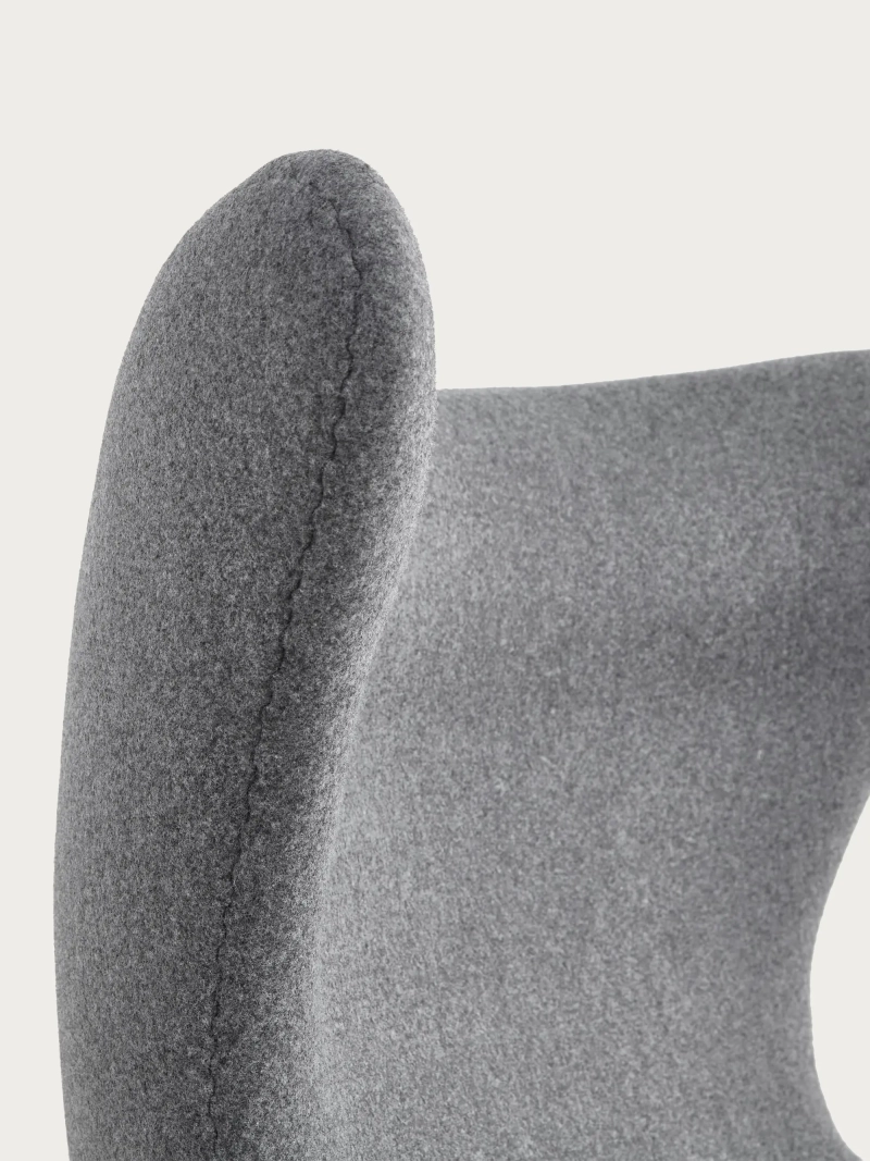 Drehbarer Kaschmir-Sessel mit hoher Rückenlehne - Ovum FurnMod - 32