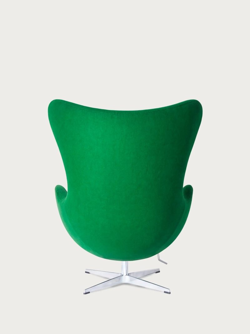 Rotating cashmere armchair with high backrest - Ovum FurnMod - 36