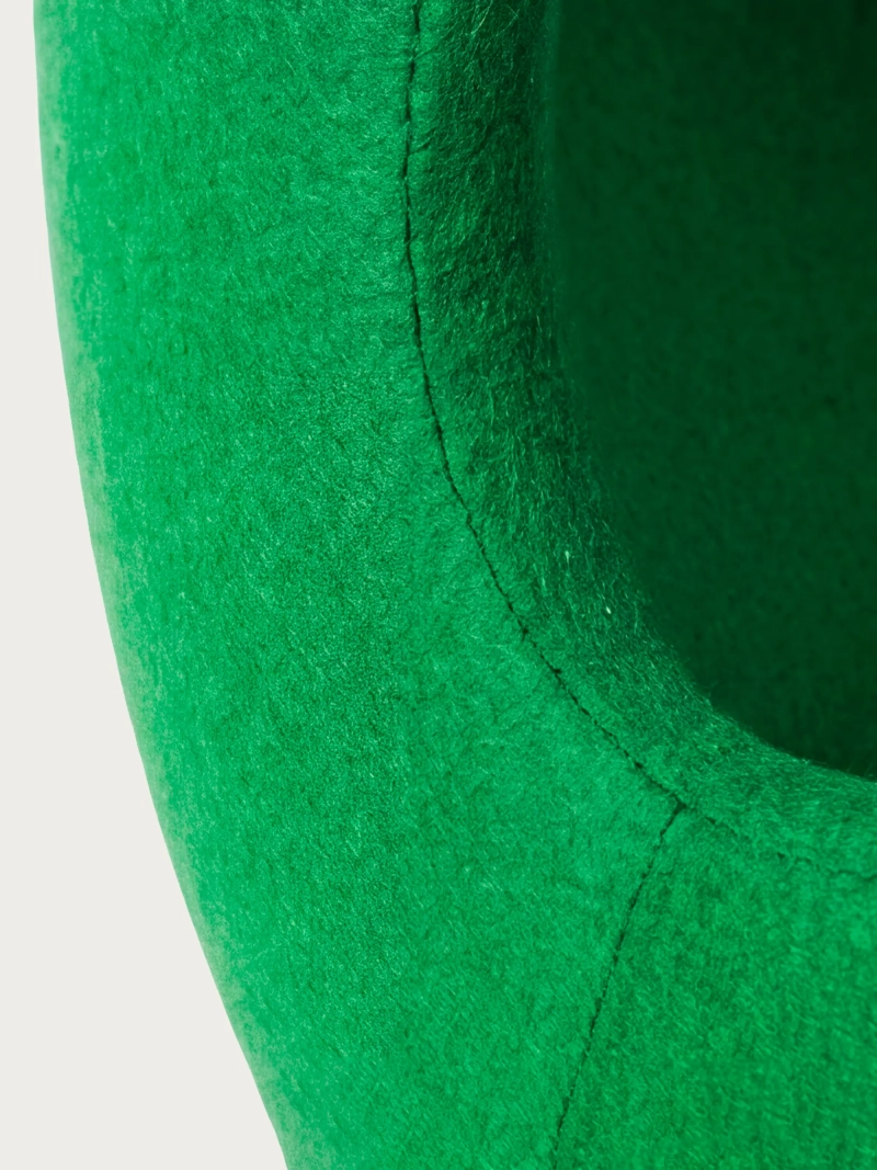 Obrotowy fotel z kaszmiru z wysokim oparciem - Ovum FurnMod - 37