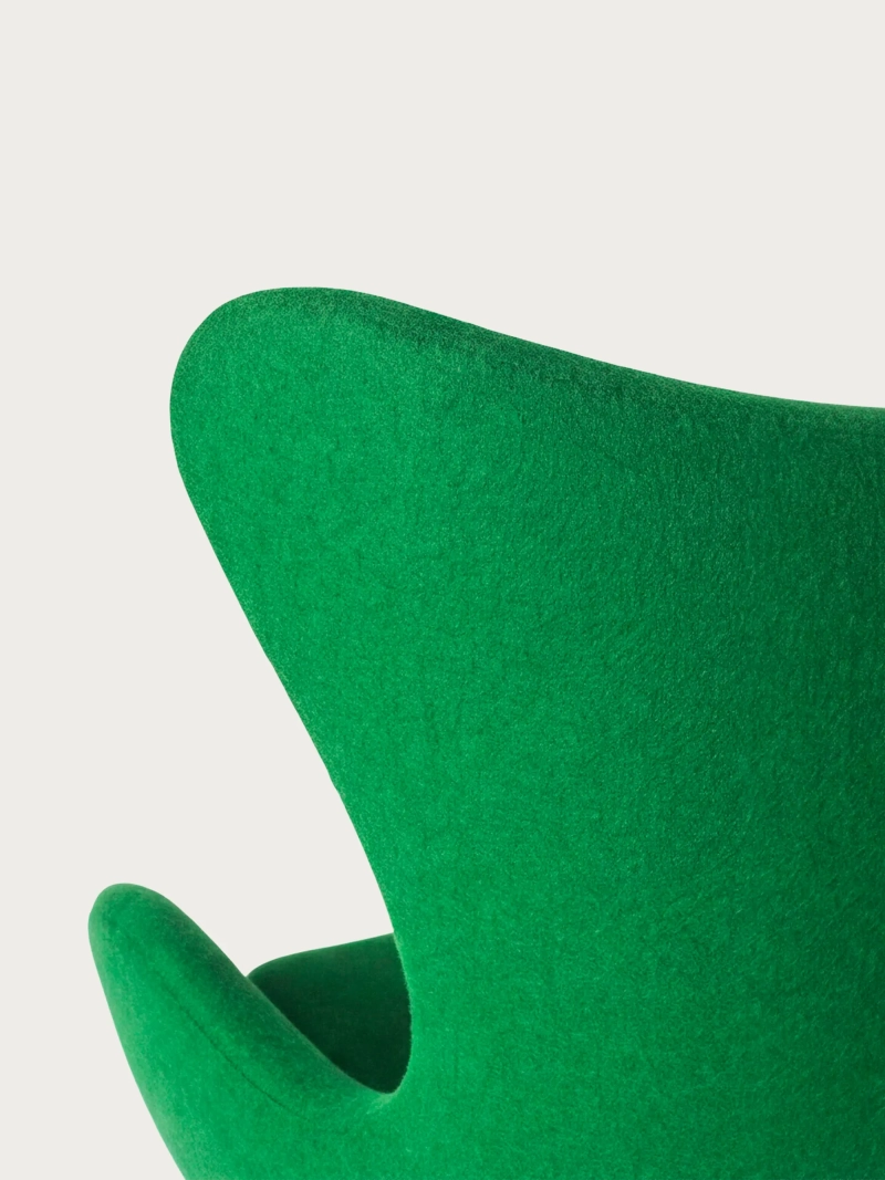 Rotating cashmere armchair with high backrest - Ovum FurnMod - 38