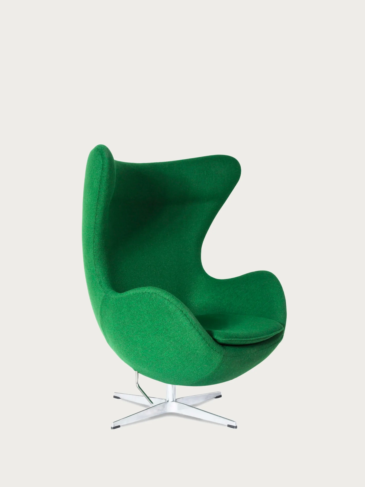 Rotating cashmere armchair with high backrest - Ovum FurnMod - 34