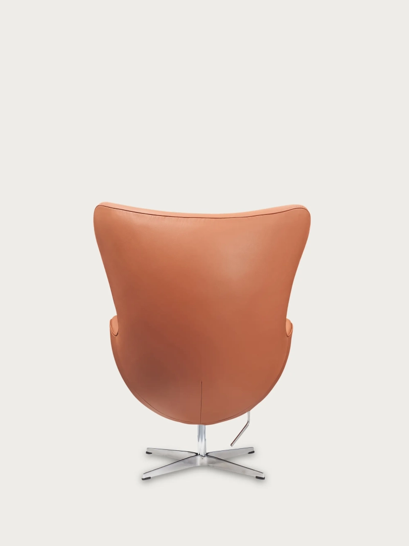 Draaibare designfauteuil van Italiaans volnerfleer - Ovum FurnMod - 25