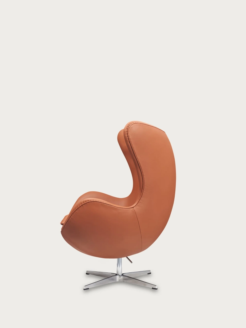 Fotoliu de designer rotativ din piele italiană de calitate superioară - Ovum FurnMod - 30