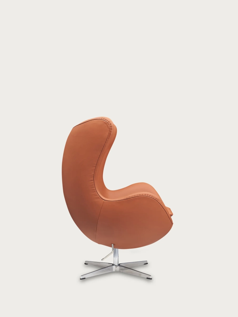Fotoliu de designer rotativ din piele italiană de calitate superioară - Ovum FurnMod - 33