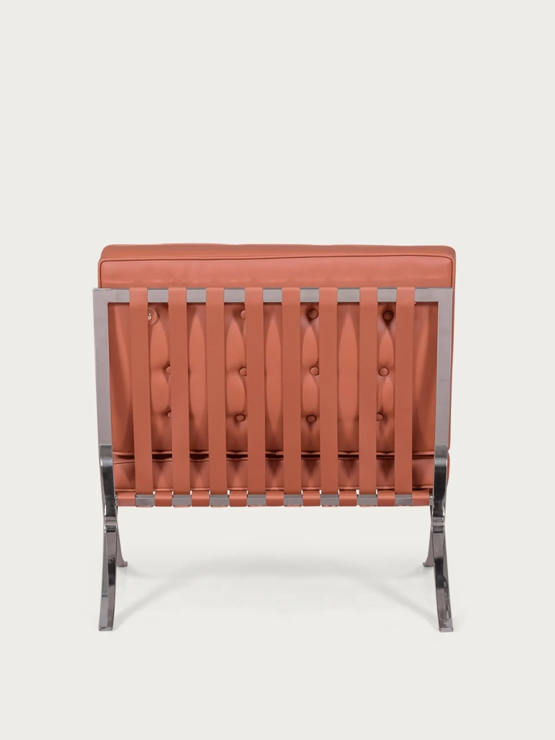 Designer chair in Italian full-grain leather - Berlin FurnMod - 3