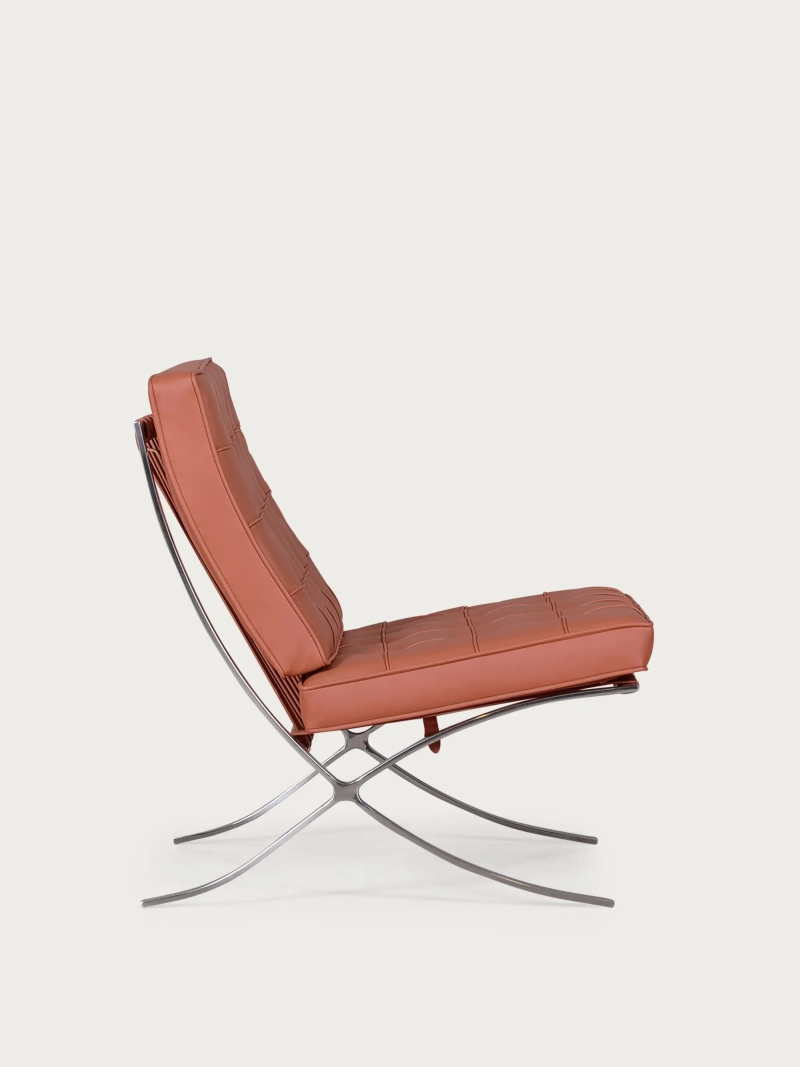 Designer chair in Italian full-grain leather - Berlin FurnMod - 6
