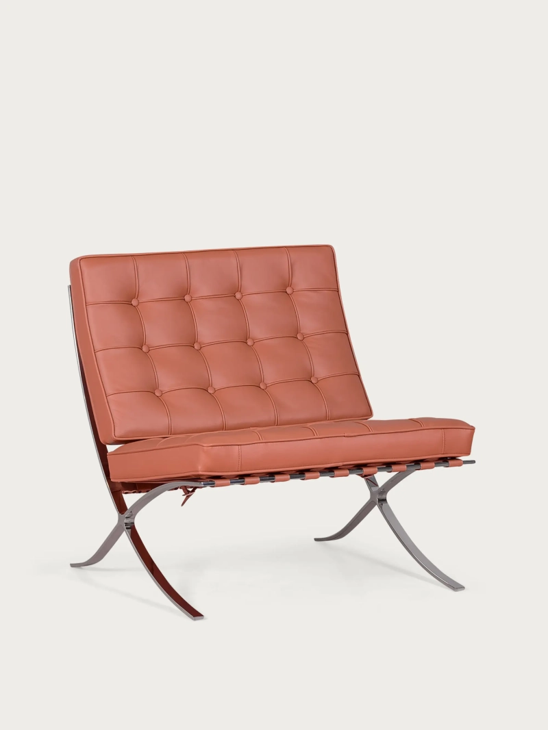 Designer chair in Italian full-grain leather - Berlin FurnMod - 6