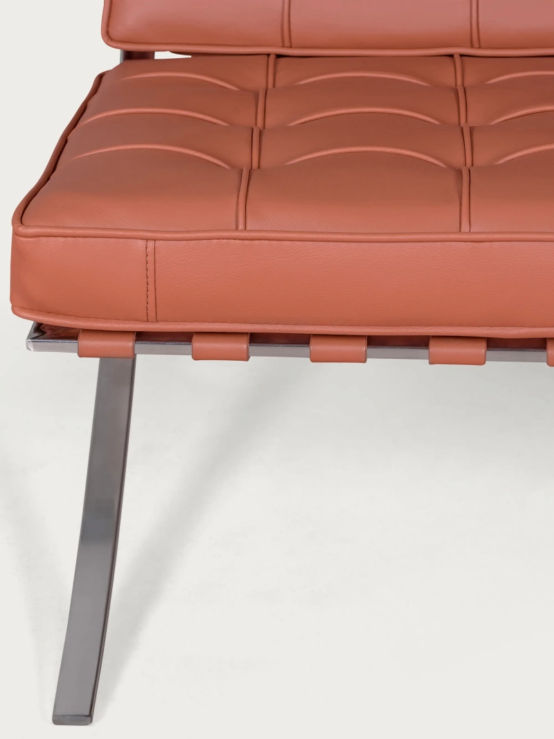 Designer chair in Italian full-grain leather - Berlin FurnMod - 7