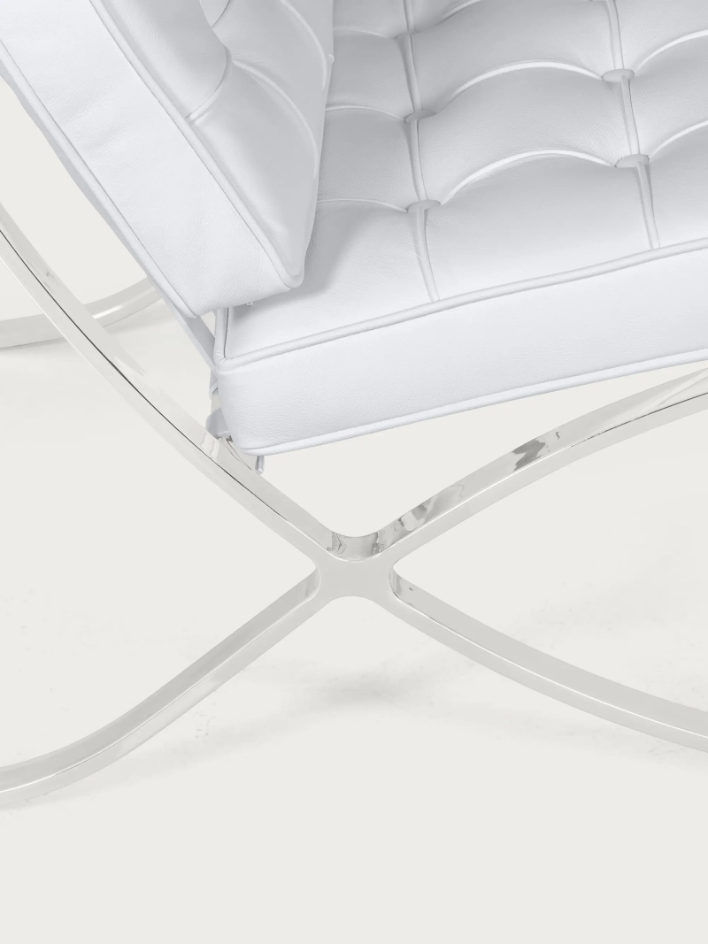 High-end design armchair upholstered in Italian leather - Barcelona NEST DREAM - 3