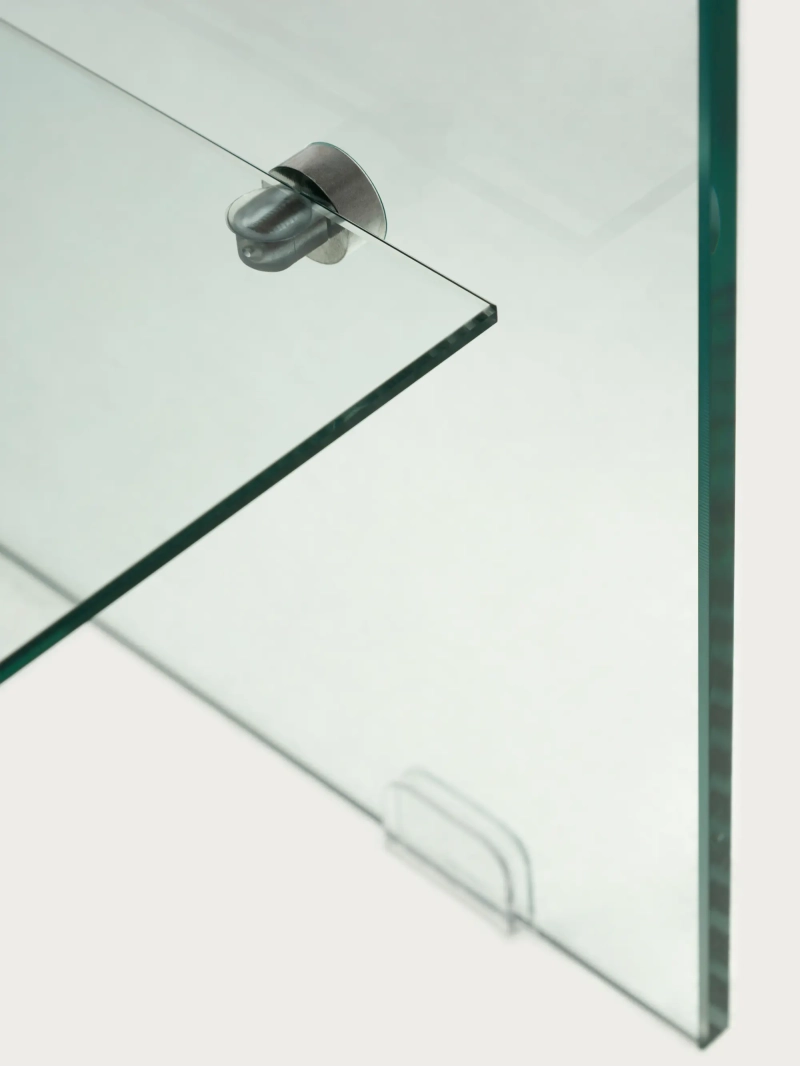 Side table with two tempered glass shelves - Ice Furnmod, ex Nest Dream- 6
