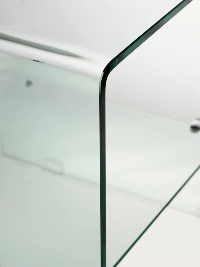Mesa auxiliar con cajón en cristal templado transparente - Ice Furnmod, ex Nest Dream- 7