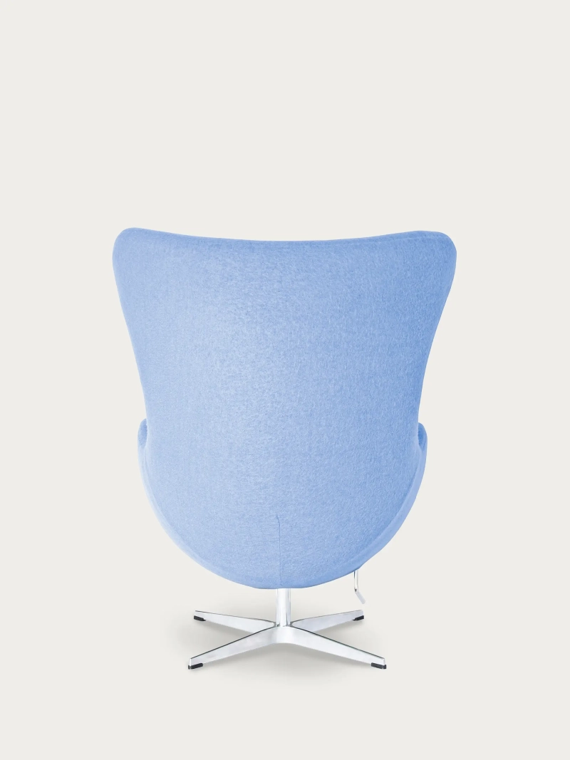 Rotating cashmere armchair with high backrest - Ovum Furnmod, ex Nest Dream- 41