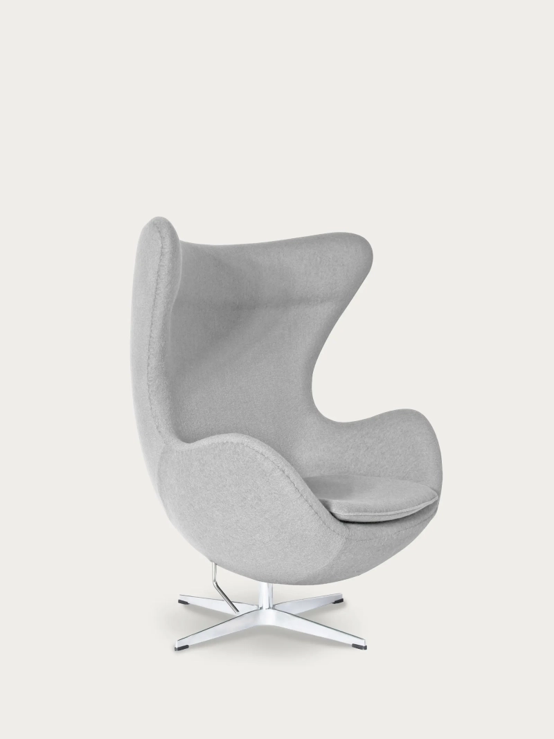 Rotating cashmere armchair with high backrest - Ovum Furnmod, ex Nest Dream- 27
