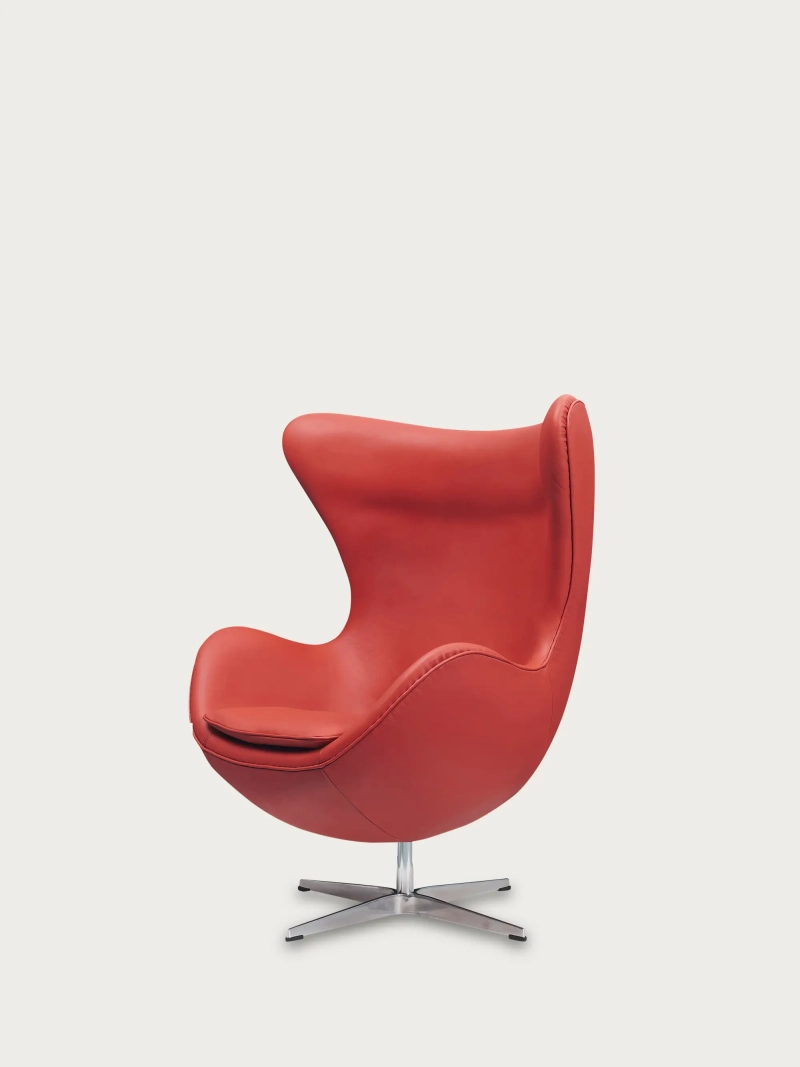 Draaibare designfauteuil van Italiaans volnerfleer - Ovum Furnmod, ex Nest Dream- 34