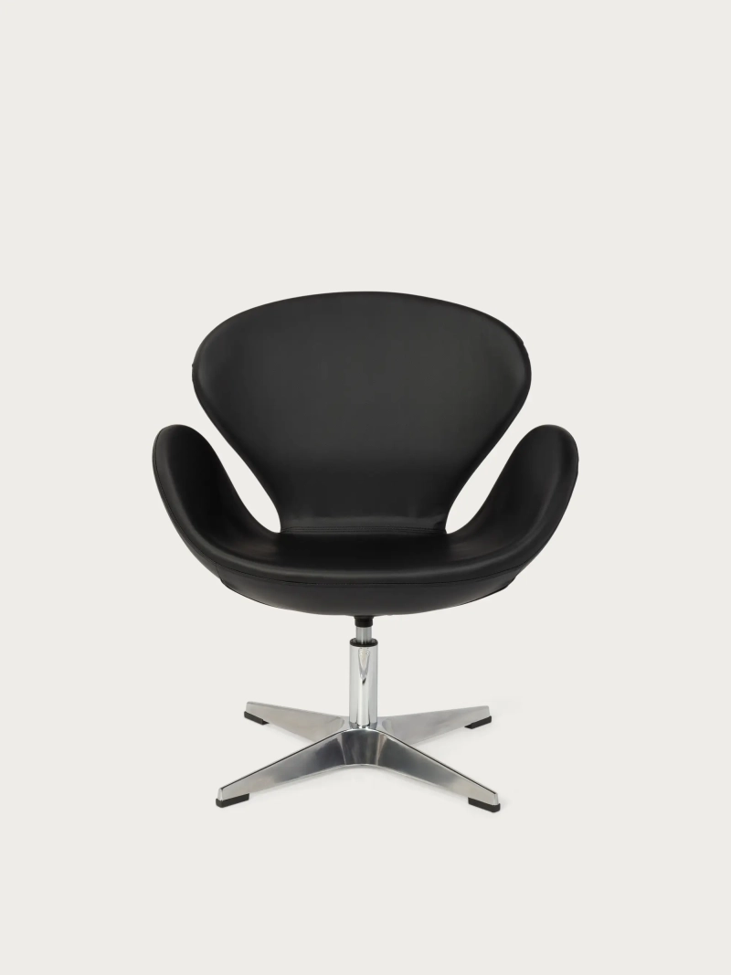 Draaibare designstoel bekleed met kunstleer - Eagle Furnmod, ex Nest Dream- 2