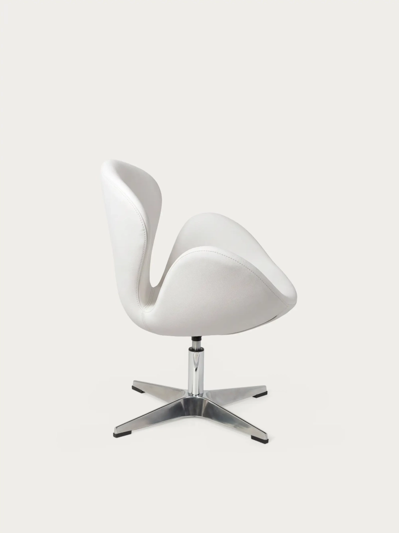 Drejelig designerstol betrukket med kunstlæder - Eagle Furnmod, ex Nest Dream- 9