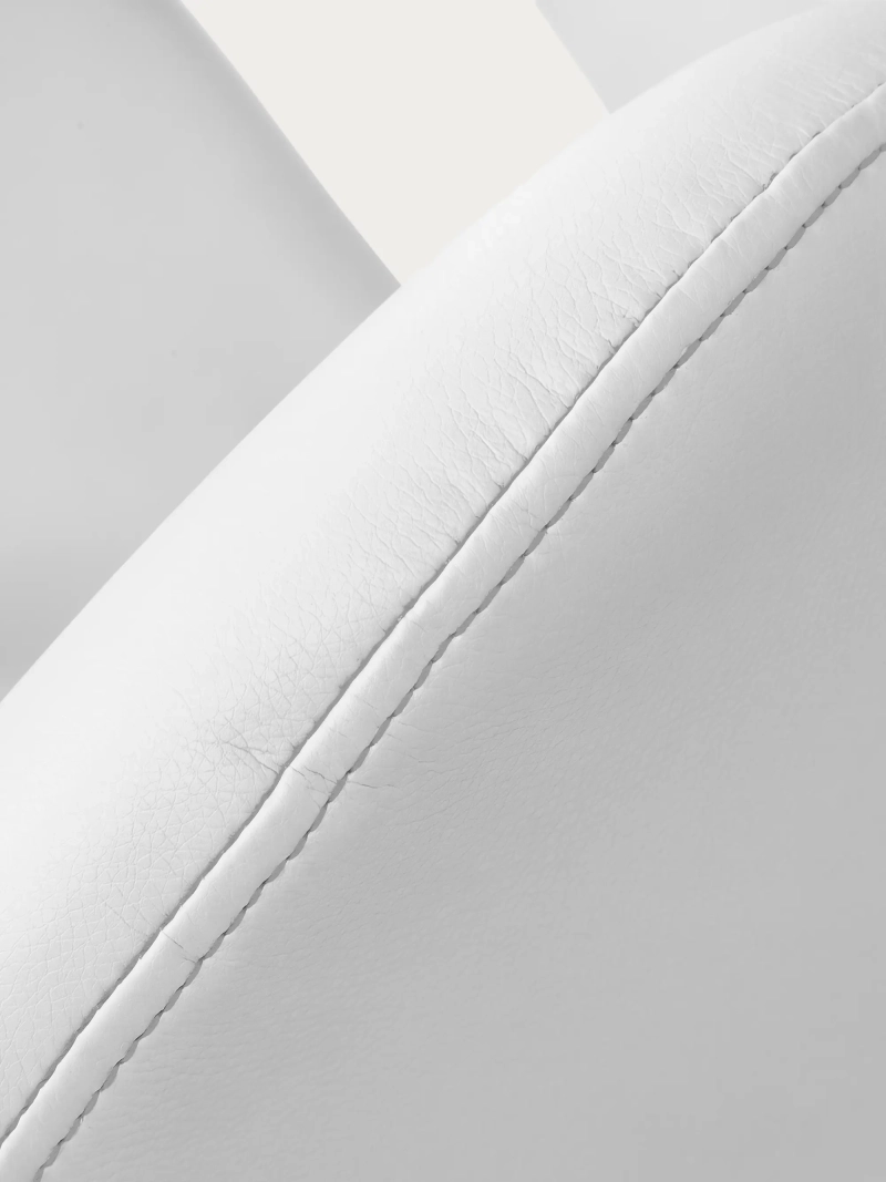 Scaun de designer rotativ, tapițat cu imitație de piele - Eagle Furnmod, ex Nest Dream- 15