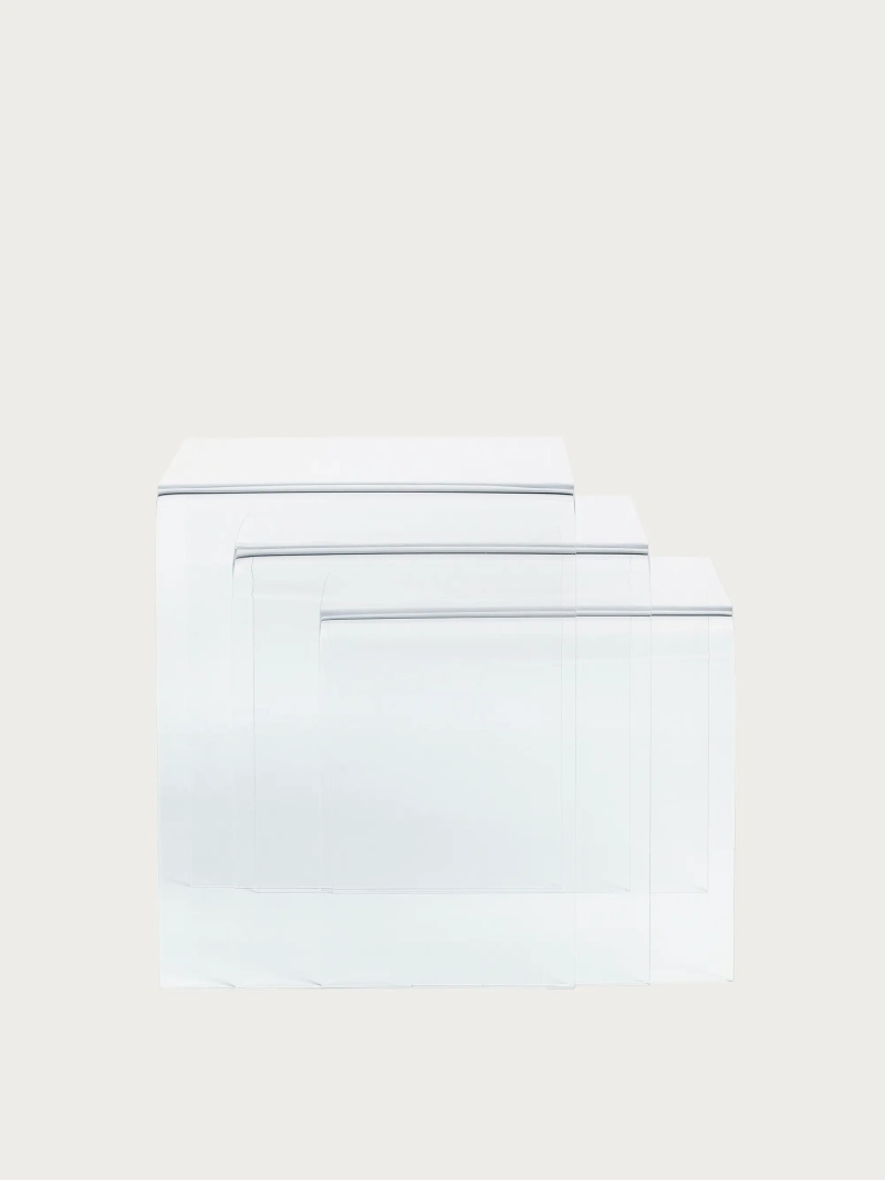Set de 3 mesas auxiliares nido de acrílico transparente - Plotu Furnmod, ex Nest Dream- 4