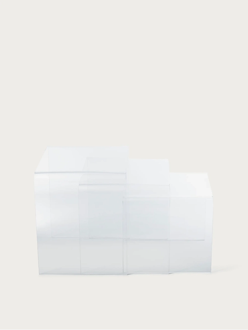 Set de 3 mesas auxiliares nido de acrílico transparente - Plotu Furnmod, ex Nest Dream- 6