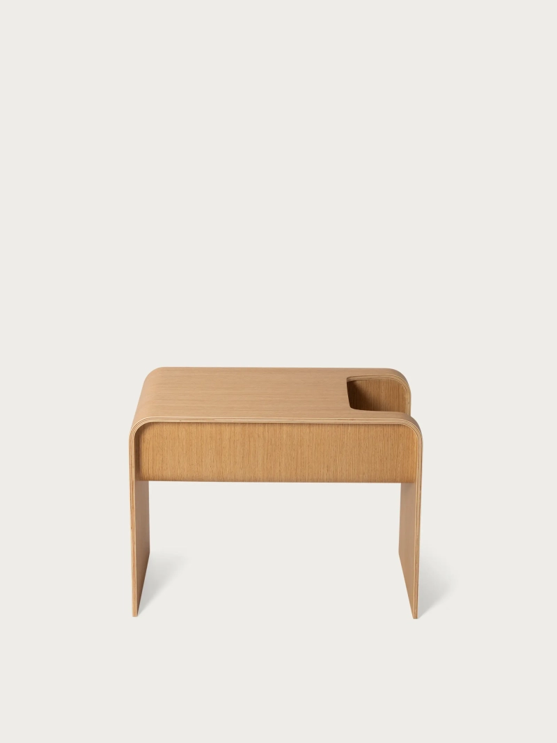 Design side table in ash wood - Liam Furnmod, ex Nest Dream- 1
