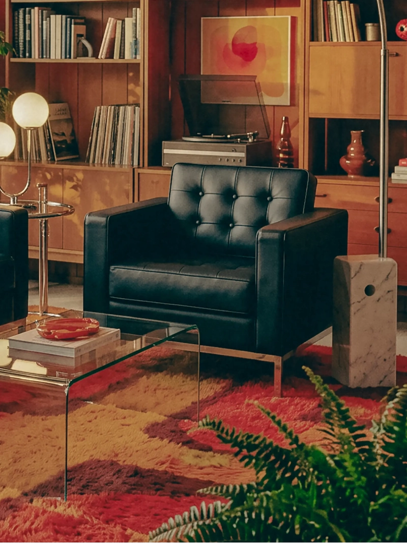 Italiensk lædersofa med én siddeplads - Venice Furnmod, ex Nest Dream- 2